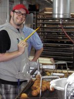 Probe-Backen von Quarkb&auml;llchen 2