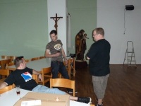 Aufbauen f&uuml;r die Black-White-Party 1