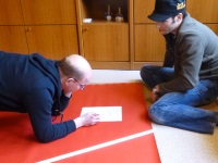 Basteln der Kirchturmschleife 1