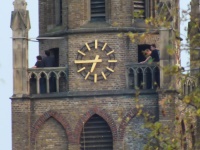 Montage der Kirchturmscheife 02