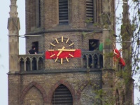 Montage der Kirchturmscheife 06