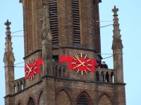 Montage der Kirchturmscheife 15