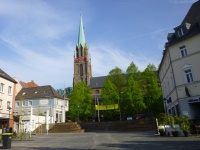 Montage der Kirchturmscheife 20