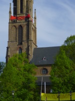 Montage der Kirchturmscheife 21