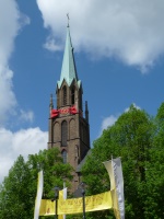 Montage der Kirchturmscheife 27