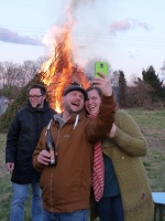 Osterfeuer am Ostersonntag, 05.04.2015 06