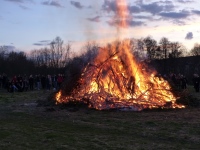 Osterfeuer am Ostersonntag, 05.04.2015 07