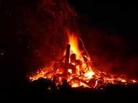 Osterfeuer am Ostersonntag, 05.04.2015 08