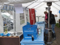 Abbau nach dem Oktoberfest am So., 18.10.2015 1