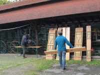 Abbau nach dem Oktoberfest am So., 18.10.2015 3